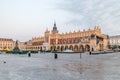 Krakow cloth hall in the morning