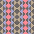 Seamless triangle abstract geometric pattern background. Royalty Free Stock Photo