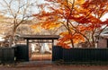 Kakunodate old Samurai town peaceful autumn in Akita, Tohoku region - Japan Royalty Free Stock Photo