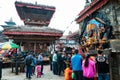 Kal Bhairav on Durbar Square in Kathmandu, Nepal