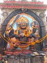 Kal Bhairav a huge stone statue