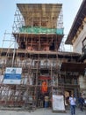 Renovating hanuman dhoka durbar of basantapur