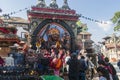 Kal Bhairav or Shiva manisfestation shrine in Kathmandu Durbar Square, Nepal