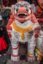 Statue in Durbar Square Kathmandu,Nepal. Royalty Free Stock Photo