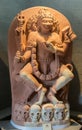 Kal Bhairava Stone Carved Idol