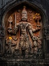 Kala Bhairava statue keladi rameshwara Temple
