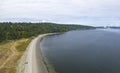 Kala Point Port Townsend Washington USA Beach Aerial Landscape Royalty Free Stock Photo