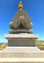 The Kalachakra Stupa in Karma Berchen Ling in Greece. Royalty Free Stock Photo
