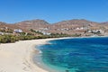 Kalafatis beach in Mykonos, Greece