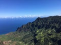 Kalalau Lookout in Waimea Canyon on Kauai Island, Hawaii. Royalty Free Stock Photo