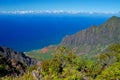 Kalalau Valley, Napali coast, Kauai Royalty Free Stock Photo