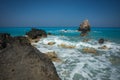 Kalamitsi beach, Levkada, Ionian islands, Greece Royalty Free Stock Photo