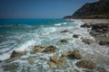 Kalamitsi beach, Levkada, Ionian islands, Greece Royalty Free Stock Photo