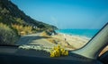 Kalamitsi beach, Levkada, Ionian islands, Greece Royalty Free Stock Photo