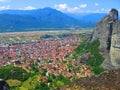 Kalampaka Village near Meteora Royalty Free Stock Photo