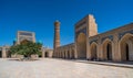 The Kalan Mosque and Kalan Minaret at the Poi Kalan Islamic religious complex in Bukhara, Uzbekistan