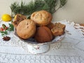 Kalanchoe muffins, cooking vegetarian food with kalanchoe leaves