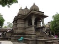 Kalaram temple in Nashik which is made out of balck sands. Royalty Free Stock Photo