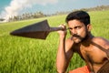 Kalari, indian martial art Royalty Free Stock Photo