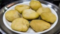 Kalari or Kaladi with bread or bun is an Indian traditional ripened cheese product of Jammu, India