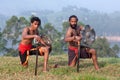 Kalaripayattu Marital art demonstration in Kerala, South India