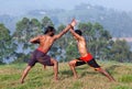 Kalaripayattu Martial Art in Kerala, India