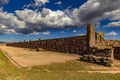 Kalasasaya Temple at Tiwanaku archeological site, Bolivia Royalty Free Stock Photo