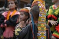 Kalash child, in Chitral, Pakistan