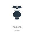 Kalasha icon vector. Trendy flat kalasha icon from religion collection isolated on white background. Vector illustration can be Royalty Free Stock Photo