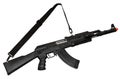 Kalashnikov AK-47 machine gun Royalty Free Stock Photo