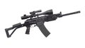 Kalashnikov AK machine gun Royalty Free Stock Photo