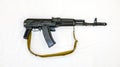 Kalashnikov AK-74 assault rifle with folding stock, close-up Royalty Free Stock Photo