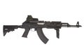 Kalashnikov AK 47 with modern accessories Royalty Free Stock Photo