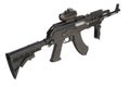 Kalashnikov AK47 with modern accessories Royalty Free Stock Photo