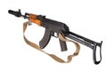 Kalashnikov AK47 with silencer Royalty Free Stock Photo