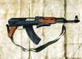 Kalashnikov AK47 Royalty Free Stock Photo