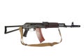 Kalashnikov aks-74 para isolated on a white background Royalty Free Stock Photo