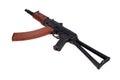 Kalashnikov aks74u isolated Royalty Free Stock Photo