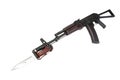 Kalashnikov assault rifle aks-74 Royalty Free Stock Photo