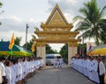 Kalasin, Thailand - December 27: The Invitation Fire of Royal Cr