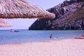 Kalathos beach in Rhodes, Greece Royalty Free Stock Photo