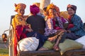 KALAW, MYANMAR - NOVEMBER 28, 2014: many peasants in Burmese tra