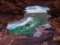 Kalbarri National Park - Natures Window Australia Royalty Free Stock Photo