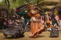 Kalbelia dancers at the Sarujkund Fair near Delhi, India.