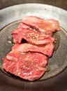 Kalbi wagyu meat BBQ Royalty Free Stock Photo