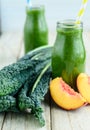 Kale and apricot smoothie