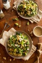 Kale and Brussel Sprout Salad Royalty Free Stock Photo