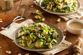 Kale and Brussel Sprout Salad Royalty Free Stock Photo