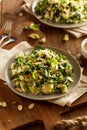 Kale and Brussel Sprout Salad Royalty Free Stock Photo