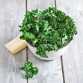 Kale chips Royalty Free Stock Photo